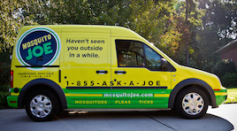A Mosquito Joe of Knoxville transit van. 